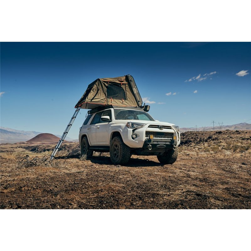 Tuff Stuff Overland | Alpha™ II Hard Top Side Open Tent, Black, 2 Person