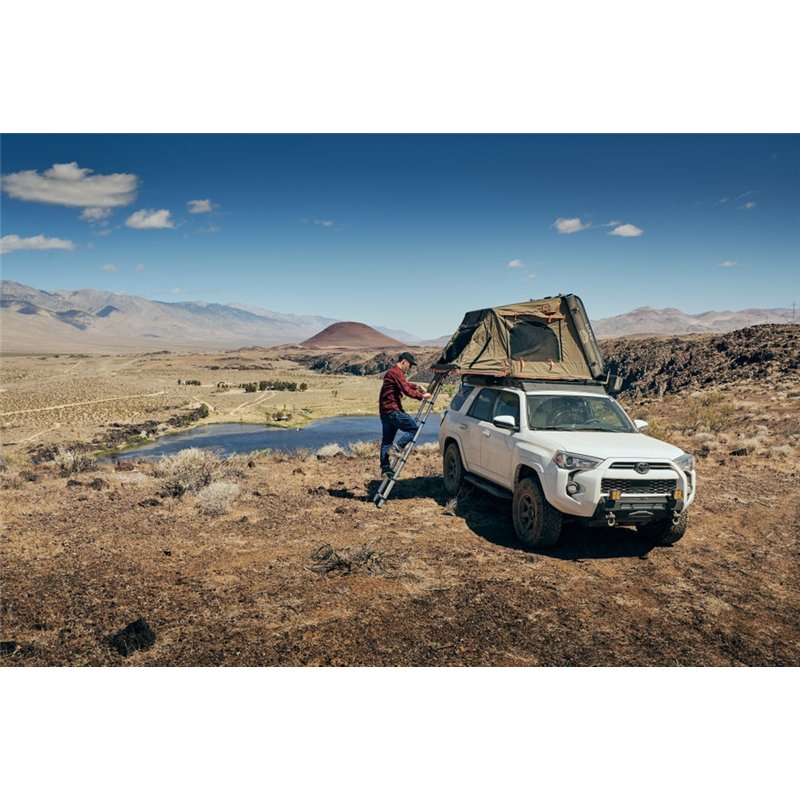 Tuff Stuff Overland | Alpha™ II Hard Top Side Open Tent, Black, 2 Person