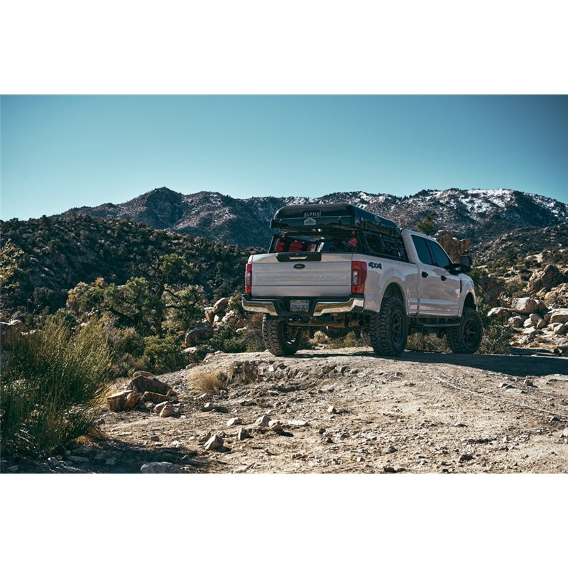 Tuff Stuff Overland | Alpha™ Hard Top Side Open Tent, Gray, 4 Person