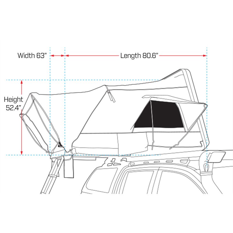 Ironman 4x4 | Ironman 4x4 Ursa 1300 Hard Shell Roof Top Tent