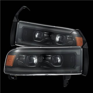AlphaRex | Projector Headlights Alpha-Black - Ram 1500 / 2500 / 3500 2000-2002