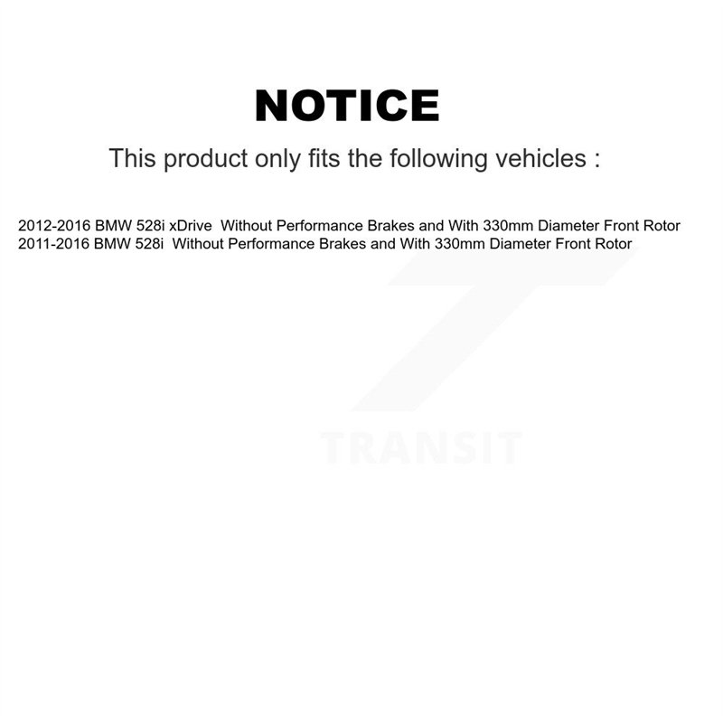 DS-One | Coated Slotted & Drilled Disc Brake Rotor - Front - BMW 528i 2011-2016