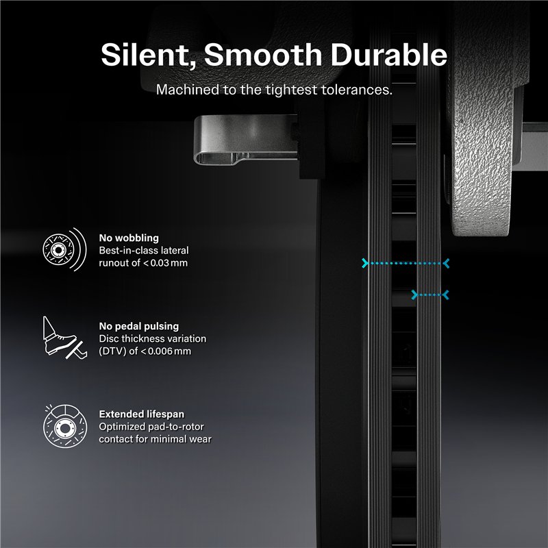 DS-One | Coated Slotted & Drilled Disc Brake Rotor - Front - BMW 528i 2011-2016