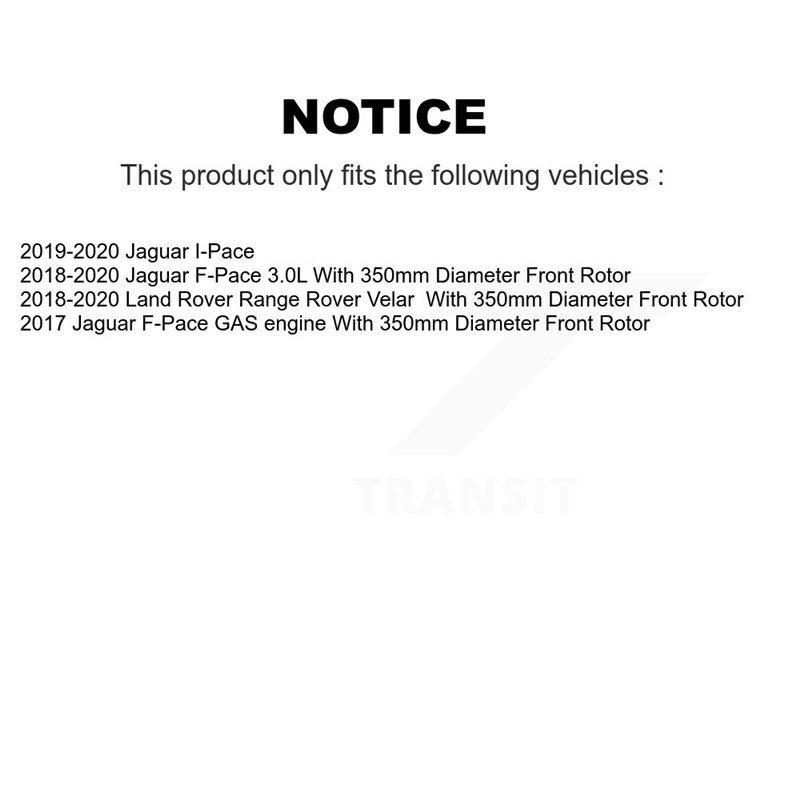 DS-One | Coated Slotted & Drilled Disc Brake Rotor - Front - F-Pace / I-Pace / Range Rover Velar 2017-2020