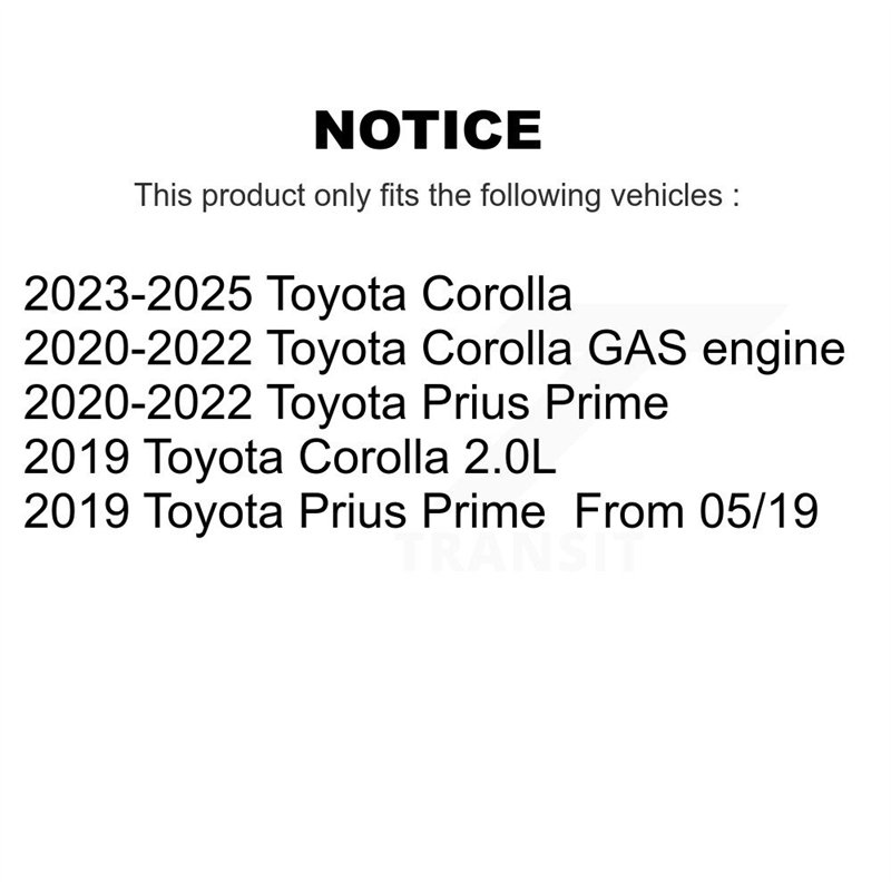 DS-One | Coated Slotted & Drilled Disc Brake Rotor - Front - Corolla / Prius Prime 2019-2025