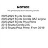 DS-One | Coated Slotted & Drilled Disc Brake Rotor - Front - Corolla / Prius Prime 2019-2025