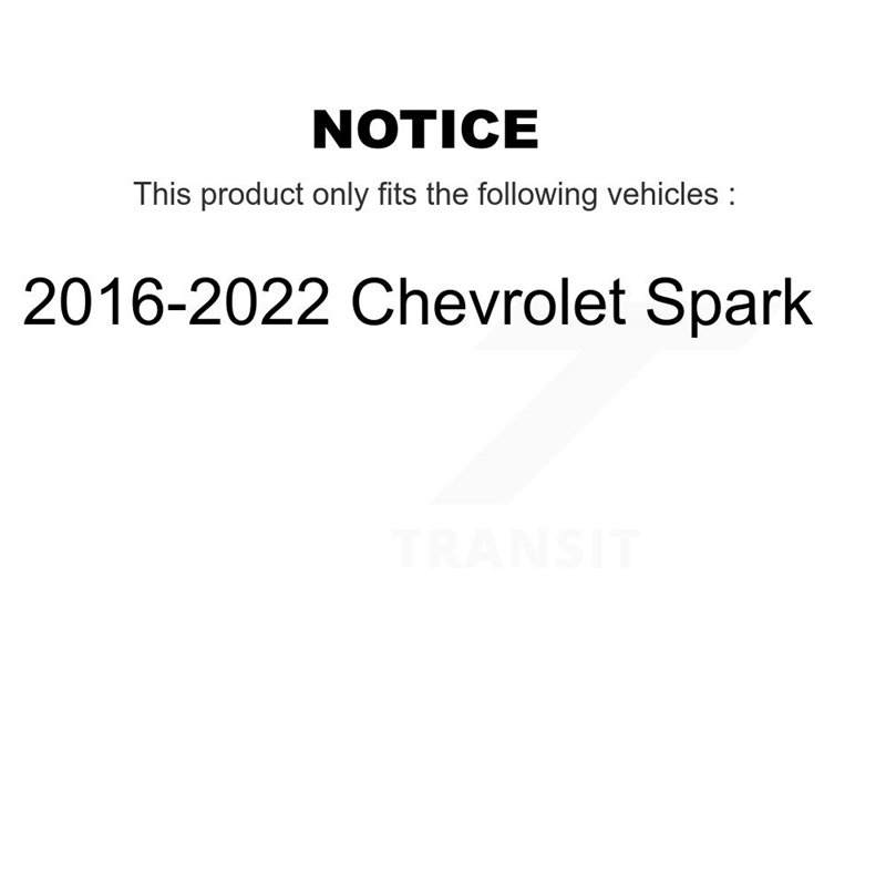 DS-One | Coated Slotted & Drilled Disc Brake Rotor - Front - Spark 2016-2022