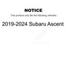 DS-One | Coated Slotted & Drilled Disc Brake Rotor - Front - Ascent 2019-2024