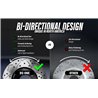 DS-One | Coated Slotted & Drilled Disc Brake Rotor - Front - Mazda 3 / 3 Sport / CX-30 2019-2025
