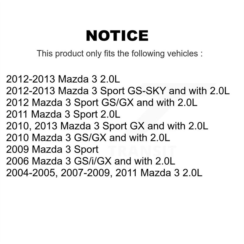 DS-One | Coated Slotted & Drilled Disc Brake Rotor - Rear - Mazda 3 / 3 Sport 2004-2013