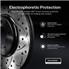 DS-One | Coated Slotted & Drilled Disc Brake Rotor - Rear - Crosstrek / Forester 2019-2024