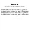 DS-One | Coated Slotted & Drilled Disc Brake Rotor - Rear - Transit-150 / Transit-250 / Transit-350 / Transit-350 HD 2015-2023