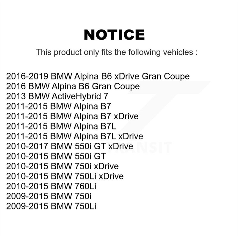 DS-One | Coated Slotted & Drilled Disc Brake Rotor - Rear - BMW 550i GT / 750i / 750Li / 760Li + 2009-2019