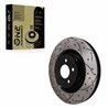 DS-One | Coated Slotted & Drilled Disc Brake Rotor - Front - 300 / Challenger / Charger / Magnum 2005-2023