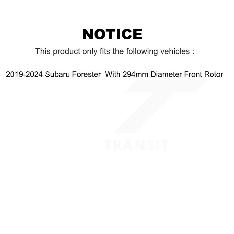 DS-One | Coated Slotted & Drilled Disc Brake Rotor - Front - Forester 2019-2024