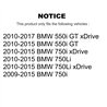 DS-One | Coated Slotted & Drilled Disc Brake Rotor - Front Left - 550i GT / 750i / 750Li 2009-2017