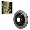 DS-One | Coated Slotted & Drilled Disc Brake Rotor - Rear - Mazda 5 2006-2017