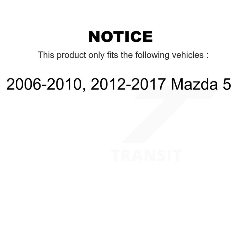 DS-One | Coated Slotted & Drilled Disc Brake Rotor - Rear - Mazda 5 2006-2017
