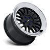 Rotiform | RC214 SCP 18x10.5 ET22 - GLOSS BLACK W/ DIAMOND CUT LIP