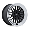 Rotiform | RC214 SCP 18x10.5 ET35 - GLOSS BLACK W/ DIAMOND CUT LIP
