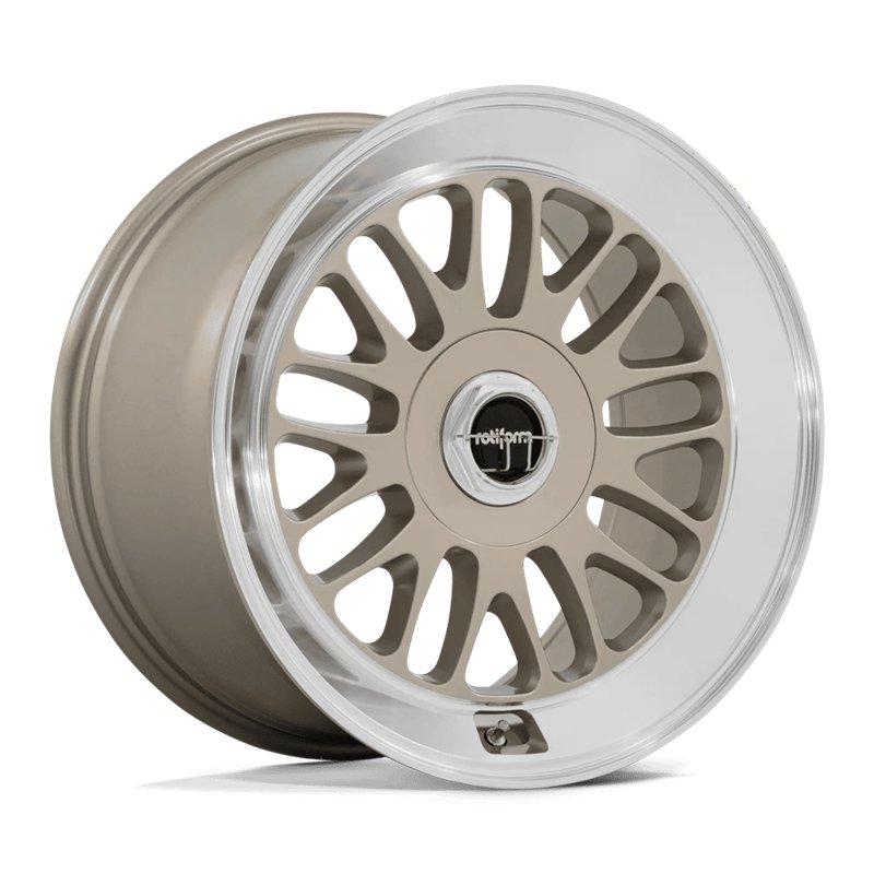 Rotiform | RC214 SCP 18x10.5 ET25 - MATTE GOLD W/ DIAMOND CUT LIP
