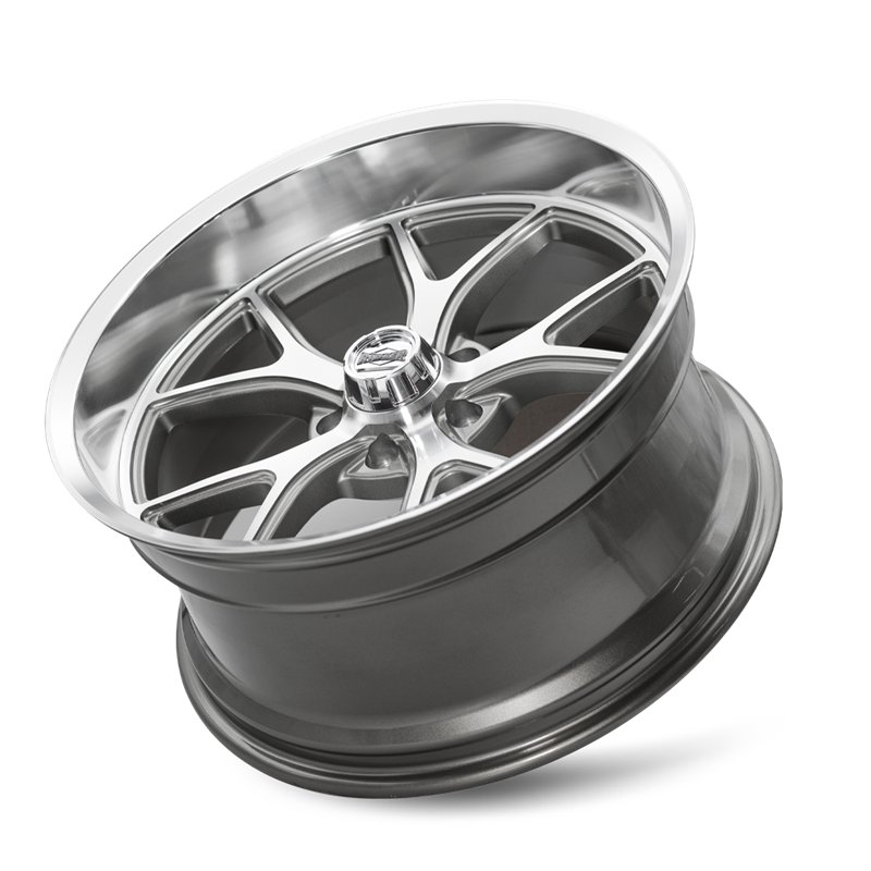 RIDLER | 661 20x10 ET0 - Gloss Grey With Diamond Cut Face And Lip