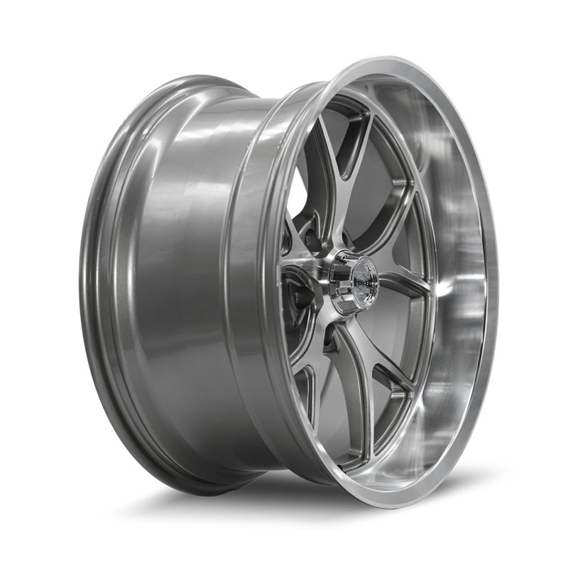 RIDLER | 661 20x10 ET0 - Gloss Grey With Diamond Cut Face And Lip