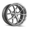 RIDLER | 661 20x8,5 ET0 - Gloss Grey With Diamond Cut Face And Lip