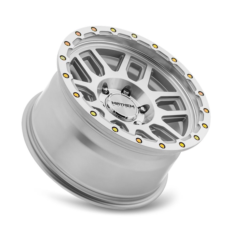 Mayhem | DELTA 17x9 ET0 - Machined With Silver Window