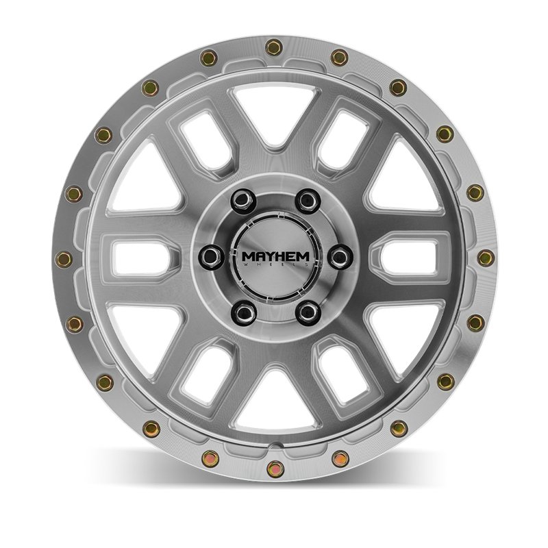 Mayhem | DELTA 17x9 ET0 - Machined With Silver Window