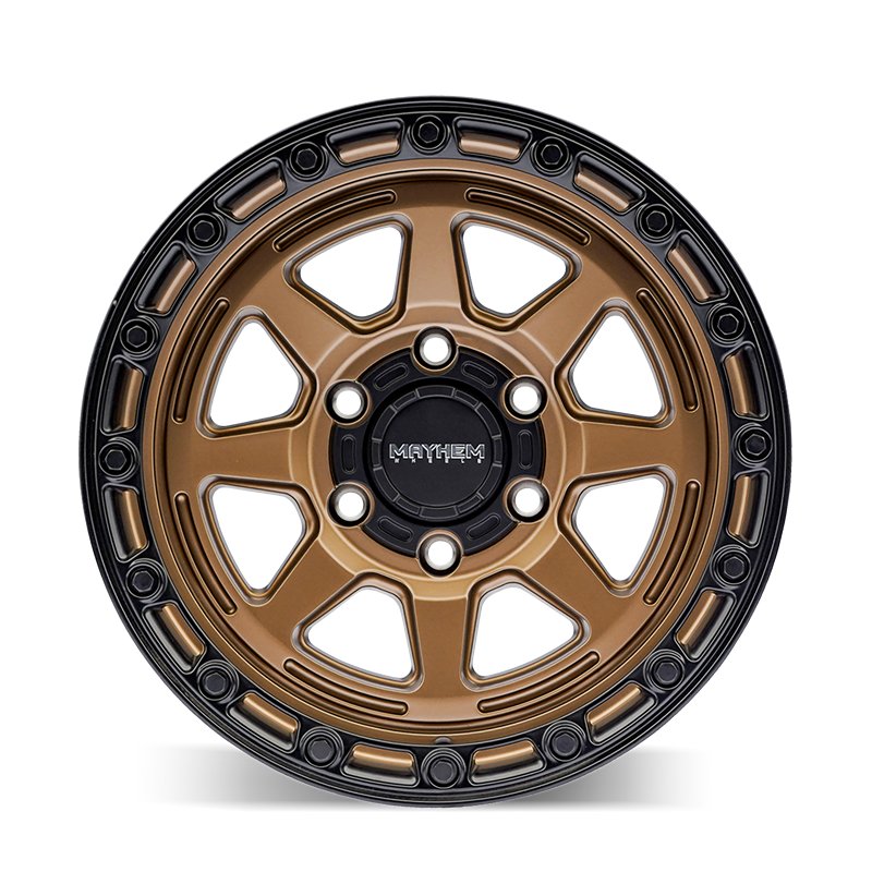 Mayhem | RIDGELINE 18x9 ET20 - Satin Bronze/Black Lip
