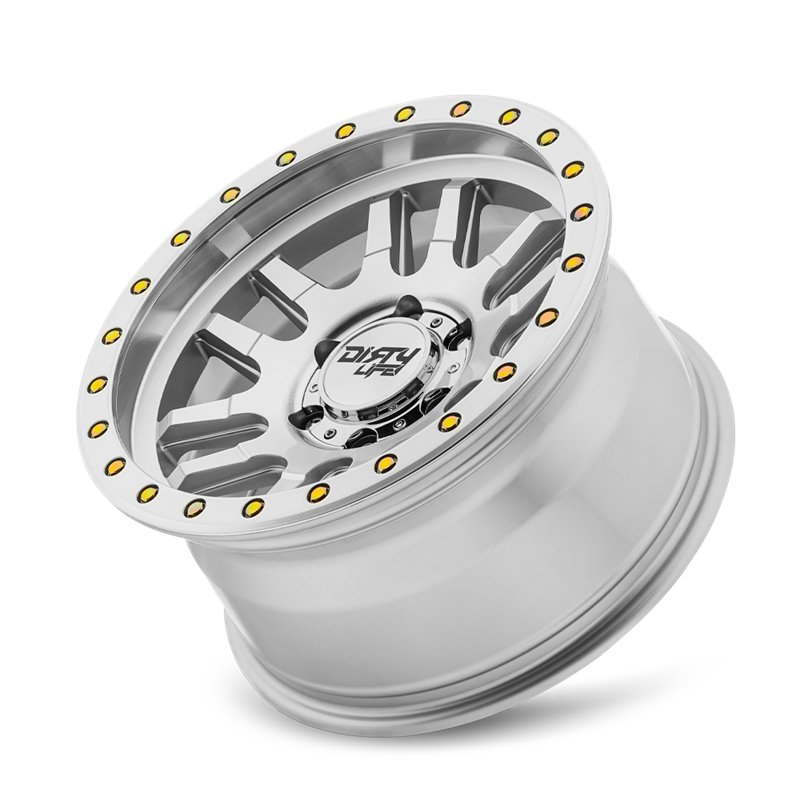 Dirty Life | CANYON PRO 17x8,5 ET25 - Machined With Silver Window