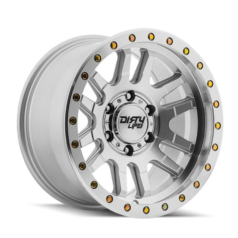 Dirty Life | CANYON PRO 17x9 ET-12 - Machined With Silver Window