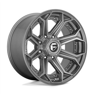 Fuel Off-Road | D705 SIEGE 26.00x14.00 ET-75 - Anthracite Brushed Tint Clear