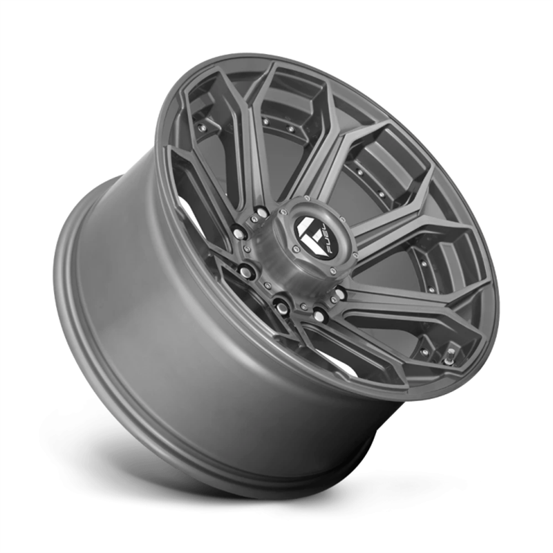 Fuel Off-Road | D705 SIEGE 26.00x14.00 ET-75 - Anthracite Brushed Tint Clear