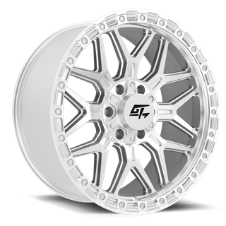 GT OFFROAD | REVOLT 17.00x9.00 ET-12 - Hyper Silver Machined Face