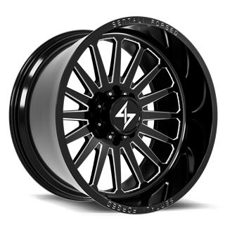 SENTALI FORGED | SF-2 22.00x12.00 ET-44 - Gloss Black Milled