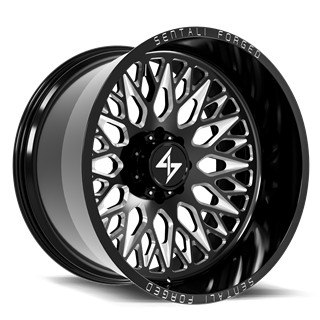 SENTALI FORGED | SF-6 24.00x12.00 ET-44 - Gloss Black Milled
