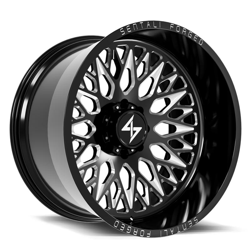SENTALI FORGED | SF-6 24.00x12.00 ET-44 - Gloss Black Milled