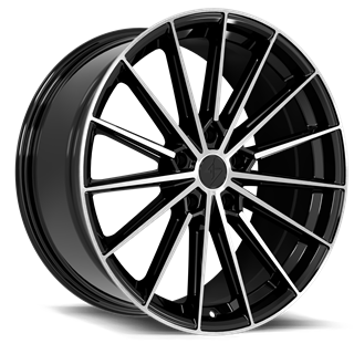 SENTALI STREET | RECOIL 22.00x9.50 ET35 - Gloss Black Machined Face