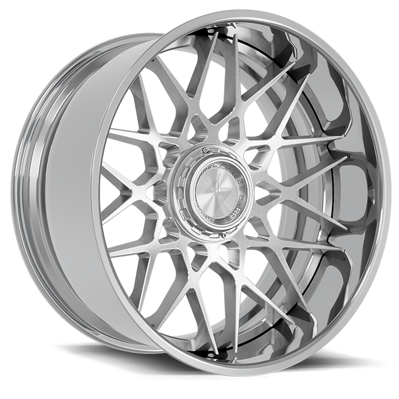 SENTALI BARREL FORGED XTREME | BFX5 24.00x12.00 ET-44 - Polished Lip / Brushed Centre