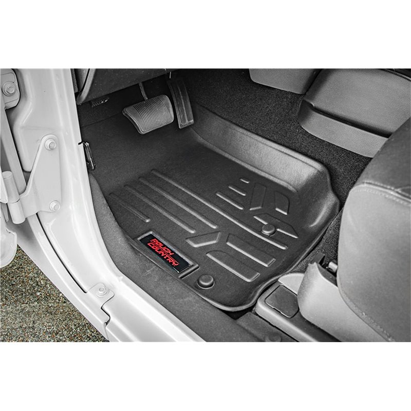 Rough Country | Heavy Duty Floor Mats - Wrangler (JK) / Wrangler (JL) Unlimited Moab 3.6L 2014-2018