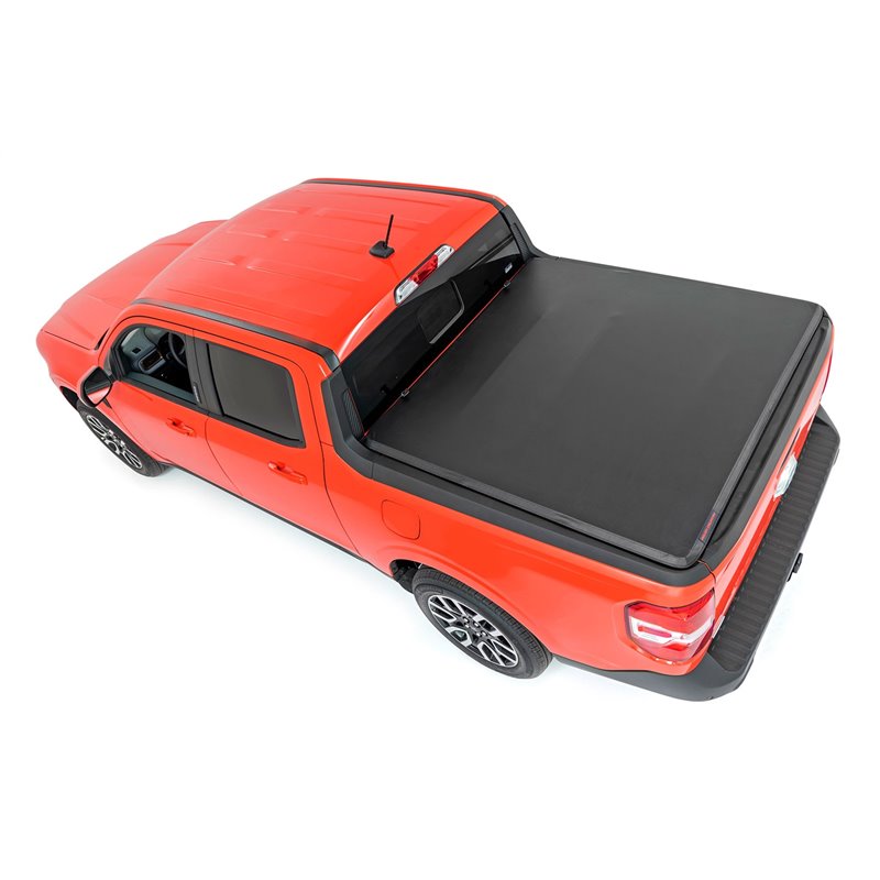 Rough Country | Soft Tri-Fold Tonneau Bed Cover - Maverick 2.0T / 2.5L 2022 Rough Country Tonneau Covers