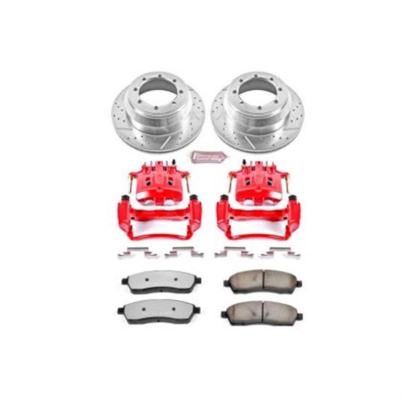 PowerStop | Z36 Extreme Performance Disc Brake Pad/Caliper & Rotor Kit - F-350 2000-2004 PowerStop Brake Kits