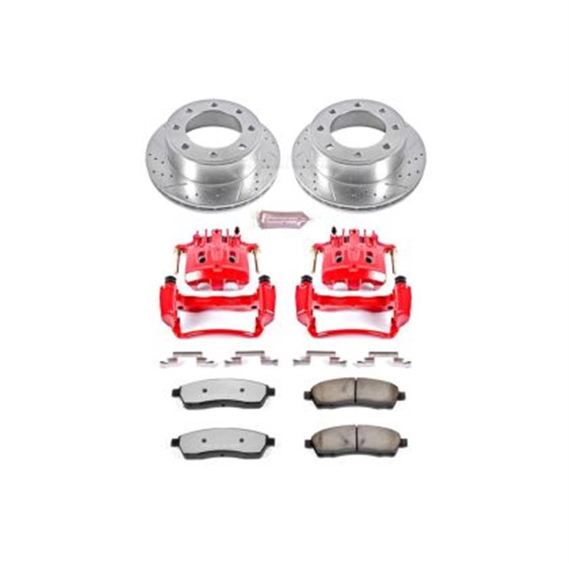 PowerStop | Z36 Extreme Performance Disc Brake Pad/Caliper & Rotor Kit - Excursion / F-250 / F-350 2000-2005