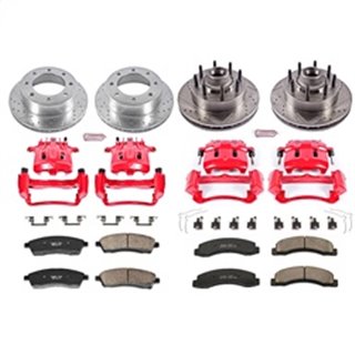 PowerStop | Z23 Evolution Sport Performance Disc Brake Pad/Caliper & Rotor Kit - Excursion / F-250 / F-350 2000 PowerStop Bra...