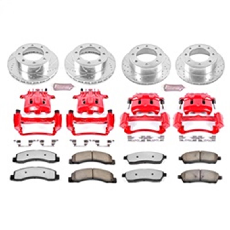 PowerStop | Z36 Extreme Performance Disc Brake Pad/Caliper & Rotor Kit - Excursion / F-250 / F-350 2000 PowerStop Brake Kits
