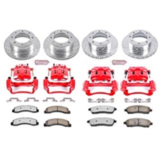 PowerStop | Z36 Extreme Performance Disc Brake Pad/Caliper & Rotor Kit - Excursion / F-250 / F-350 2000-2005 PowerStop Brake ...