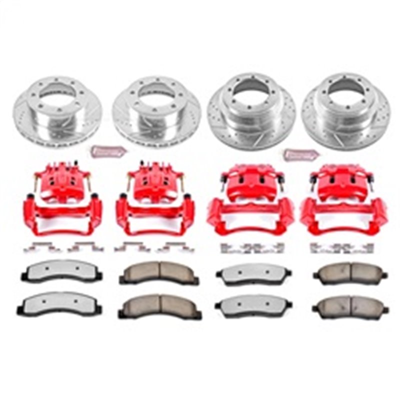 PowerStop | Z36 Extreme Performance Disc Brake Pad/Caliper & Rotor Kit - F-350 2000-2004 PowerStop Brake Kits
