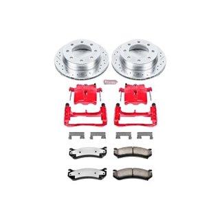 PowerStop | Z36 Extreme Disc Brake Pad/Caliper & Rotor Kit - Silverado / Sierra HD / Suburban / Yukon XL 2500 2003-2005 Power...